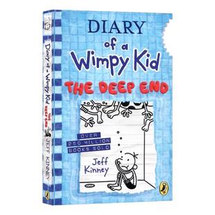 小屁孩日记英文原版15 Diary of a Wimpy Kid The Deep End  初级章节书桥梁书 幽默诙谐漫画儿童故事文学课外幽默读物 平装