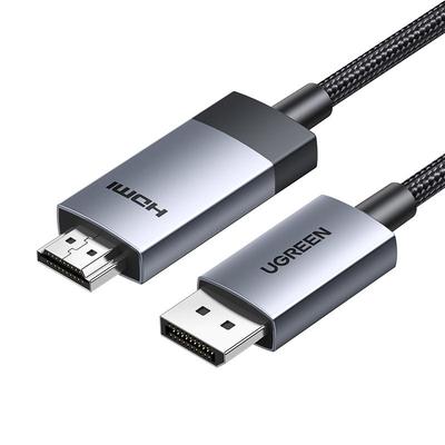 绿联dp转hdmi线转接4k高清线合金