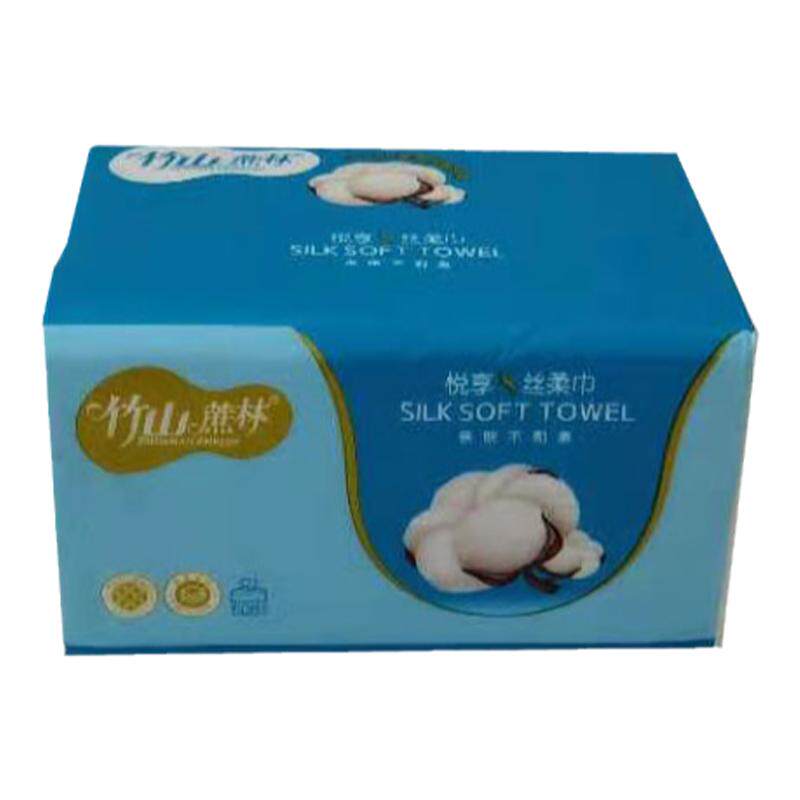 竹山蔗林抽取式抽纸可湿水软包