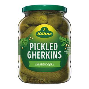 冠利酸黄瓜俄式酸青瓜俄罗斯腌小黄瓜罐头下饭菜德国进口汉堡配菜