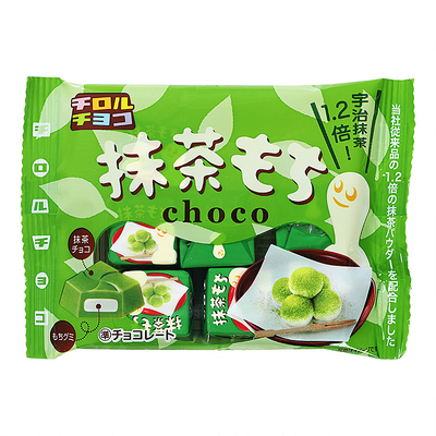 日本进口干吃汤圆年糕夹心巧克力