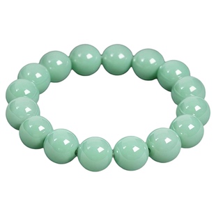 腕澜轻奢精细陶瓷手串纯色时尚手链念珠文玩独家设计小众送人礼物