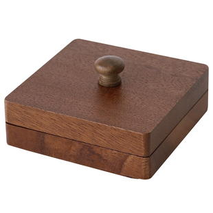 胡桃木磁吸小金豆豆收纳盒1克黄金转运珠10g金条首饰攒金子收藏盒