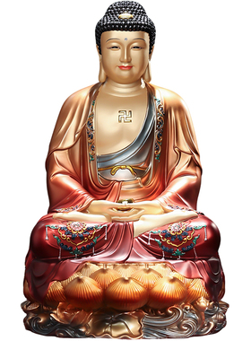 【匠心雕刻】释迦牟尼佛像摆件