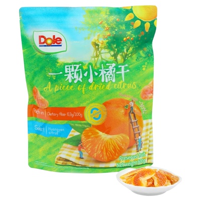 山姆代购 Dole都乐小橘干500g金桔蜜饯开袋即食水果干橘子干果脯