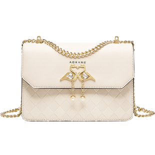 奥康小方包女式2026新款链条包女包高级感单肩包女款大容量斜挎包