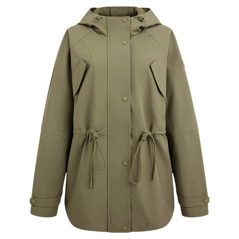 羽绒服三合一鸭绒保暖防风防水立领瑜伽外套女 MAIAACTIVE DJ001