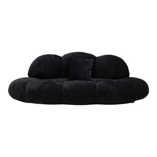 北欧简约异形设计师布艺沙发轻奢小户型创意民宿云朵羊羔绒沙发