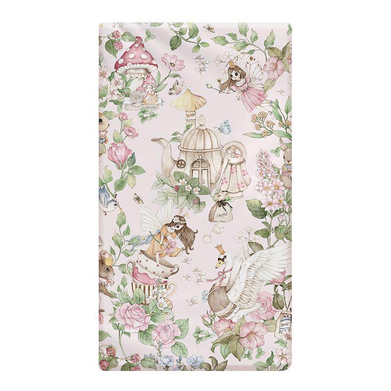 嫚熙幸运鹅婴儿床笠纯棉床单宝宝床上用品幼儿园防防水垫隔尿床垫