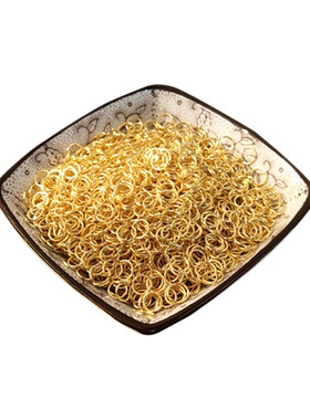 diy链条圆圈开口毫米粗小铁环