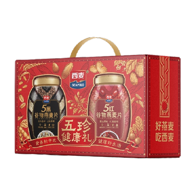 西麦五珍健康礼五黑五红燕麦片