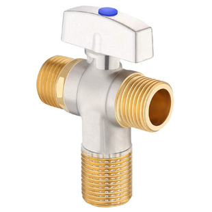 全铜加厚大流量角阀马桶热水器冷热水防爆开关三角阀球芯直通阀