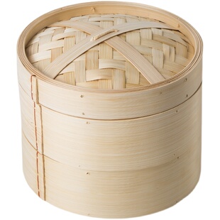 蒸皇纯手工加高圈竹蒸笼家用笼竹编蒸笼笼屉竹制增高底座架子底水