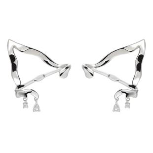 CCOO绿野精灵耳夹耳挂女无耳洞耳骨夹高级感耳饰2025年新款潮耳环