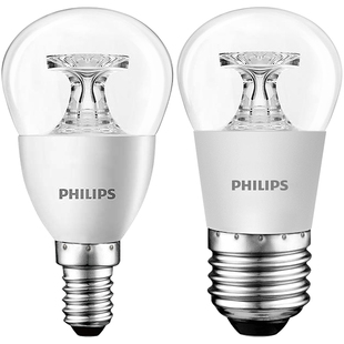 飞利浦led灯泡27E14黄光球泡暖白黄小螺口水晶拉尾泡节能单灯魔豆