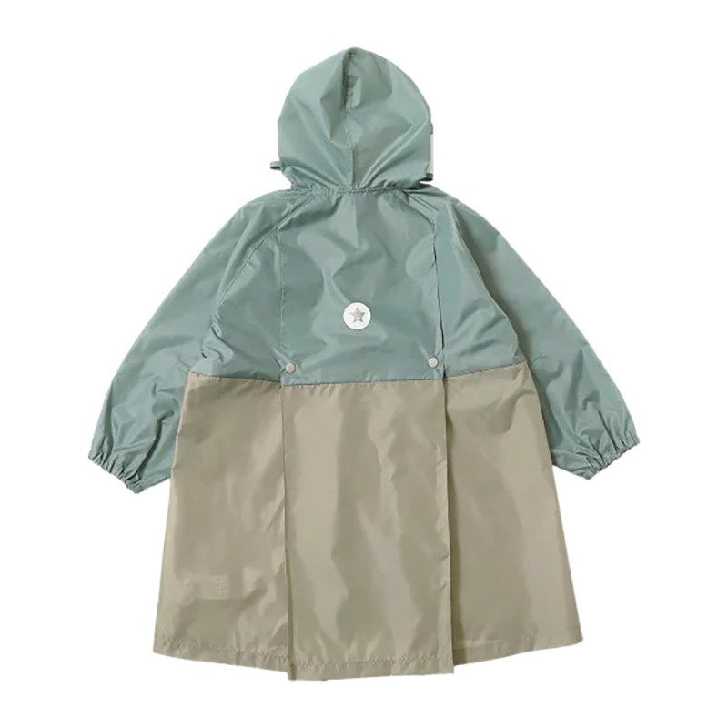 devirock五角星反光夏季雨披雨衣