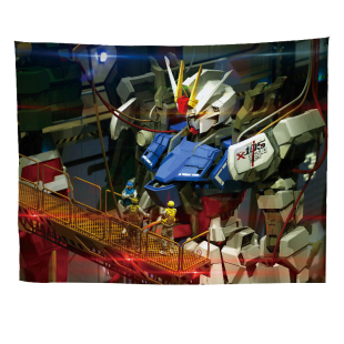 机动战士高达SEED挂布ins装饰床头背景布卧室挂毯网红房间墙壁布