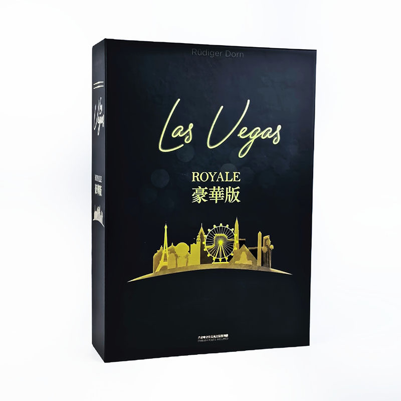 LAS VEGAS拉斯维加斯豪华版桌游卡牌繁体中英2-6运气赌狗聚会游戏