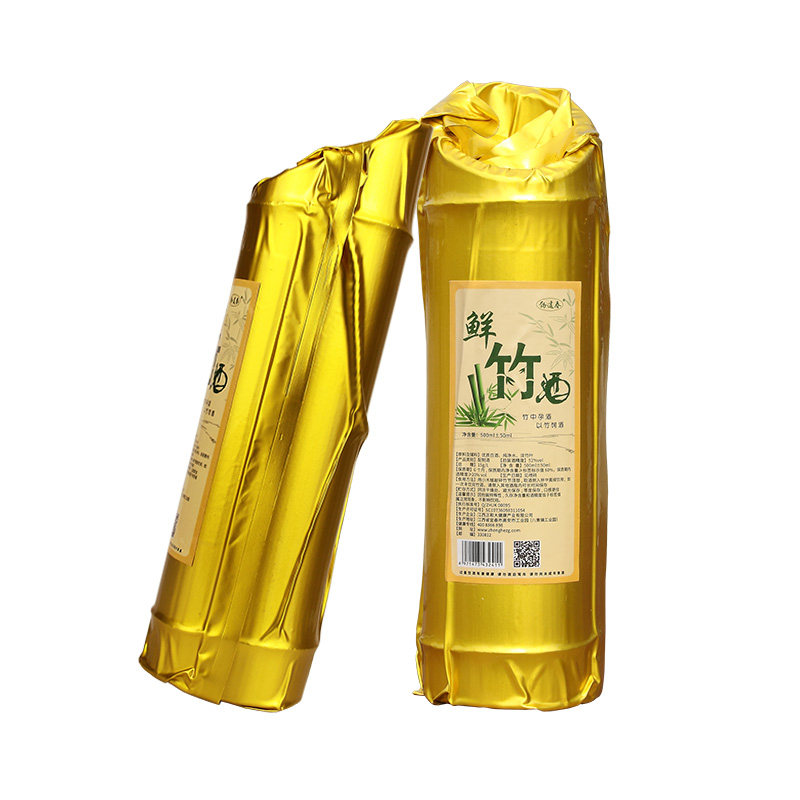 劲遥春 竹筒酒竹酒鲜竹子酒生态酒竹桶酒浓香酒青竹酒毛竹酒水6瓶