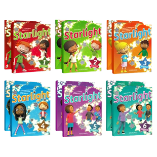 原版进口7-12岁新版Oxford牛津星光少儿英语Starlight 1 2 3 4 5 6级美式发音教材学生套装书YLE考试教材剑桥考级培训赠相关资料
