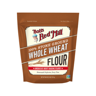 鲍勃红磨坊美国进口全麦高筋面粉欧包专用面粉官方旗舰店家用烘焙