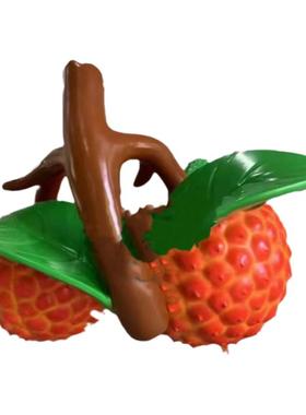 农场亲子乐园迎宾荔枝娃娃玻璃钢雕塑定制水果公仔杨梅卡通人物