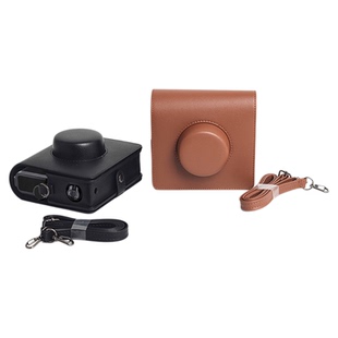 耐影适用于富士拍立得wide evo WIDE400相机包收纳皮包保护套防摔防撞挂绳单肩复古相机包PU皮革收纳包斜挎包