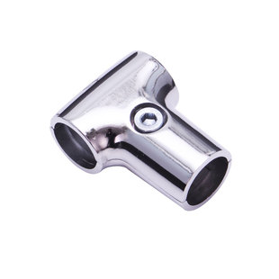 16192532mm晾衣架货架展架配件两通三通圆管连接件不锈钢管接头