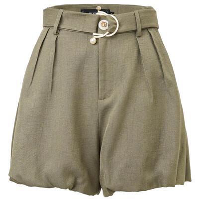 小A裤型	精致金属环	配色腰带