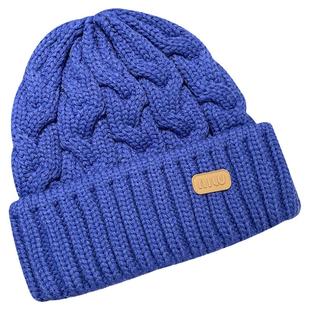 韩版简约粗线麻花针织帽子女加厚保暖护耳百搭字母防寒学生毛线帽