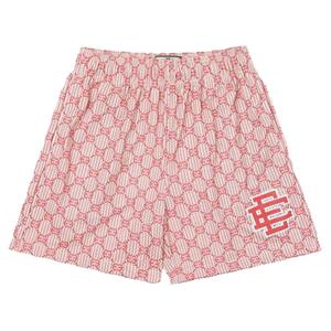 EE品牌美式健身短裤男街头高街休闲运动四分裤不过膝潮流篮球裤夏
