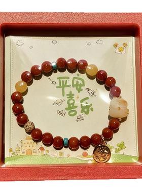 南京鸡鸣代寄菩提小猫咪儿童可爱手串手链喜乐小手围手串文创礼物