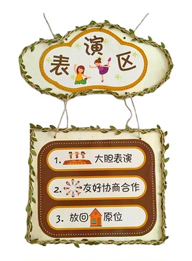 幼儿园班级教室环创布置装饰挂牌