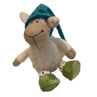 瞌睡羊公仔毛绒玩具卡通玩偶女生睡觉安抚布娃娃客厅装饰摆件礼物