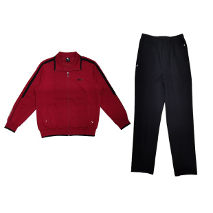 春秋中老年情侣运动套装2026新款男女休闲卫衣外套爸爸妈妈三件套