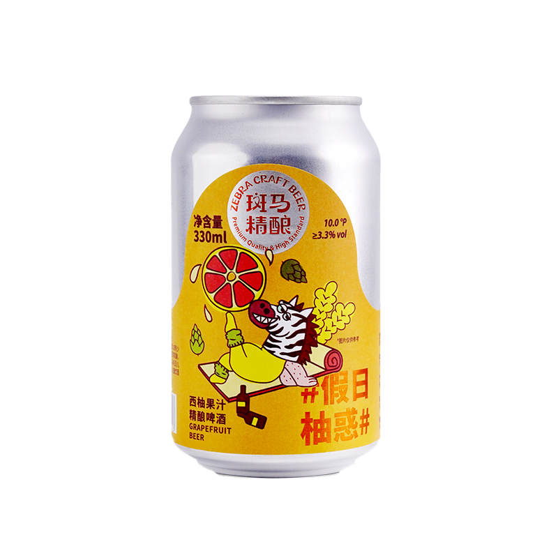 斑马精酿柚子森林250ml*6罐