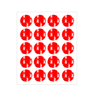 3M点胶无痕双面胶强力高粘度纳米胶贴汽车摆件固定贴不伤墙无痕胶结婚气球萌粒粘胶圆形圆点耐高温盲盒摆件胶