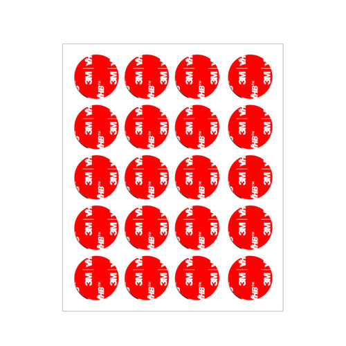 3M点胶无痕双面胶强力高粘度纳米胶贴汽车摆件固定贴不伤墙无痕胶结婚气球萌粒粘胶圆形圆点耐高温盲盒摆件胶