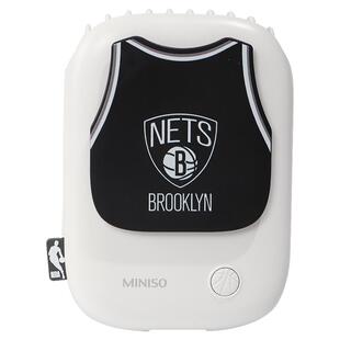miniso名创优品NBA挂脖小风扇湖人静音便携式usb迷你风扇礼物正品
