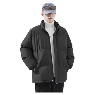 XAKA棉衣男生外套男冬季棉服保暖宽松立领棉袄休闲潮流夹克面包服