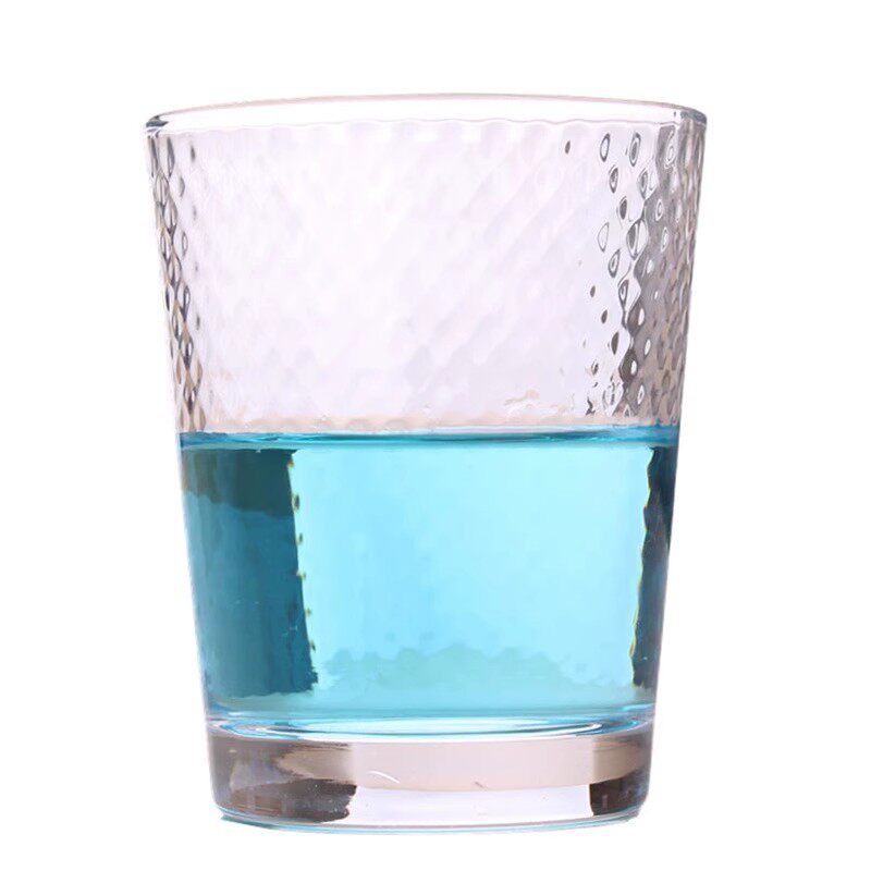 钢化玻璃水杯美式咖啡杯加厚耐热绿茶杯果汁牛奶杯洋酒杯啤酒杯