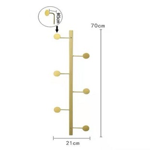 置物架轻奢衣帽架壁挂创意进门玄关挂衣钩竖排衣帽间挂衣架