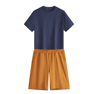 【运动短裤套装】霞湖世家速干短袖t恤男夏5A抑菌跑步运动衣235A