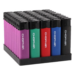 超凡50支明火防风打火机盒装耐用一次性家用防爆点火器批发定制