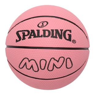 斯伯丁MINI迷你篮球儿童弹力球空心胶球小朋友拍拍球橡胶可爱小球
