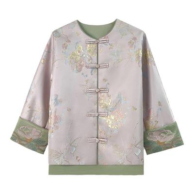 JKJS提花外套新中式中国风