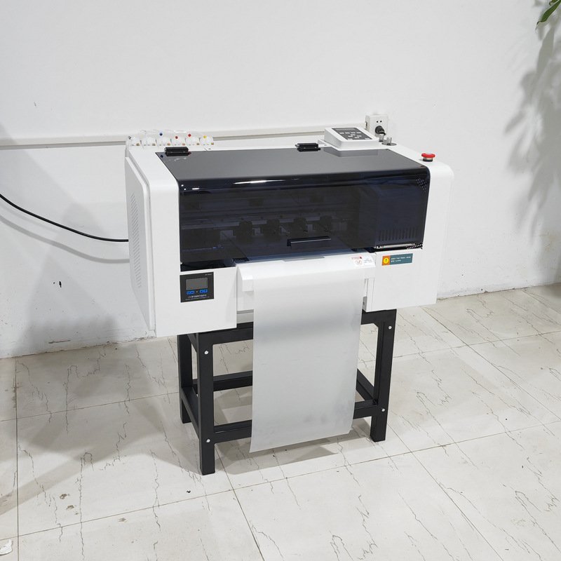 工厂现货A3双头白墨烫画DTF数码印花打印机短袖T恤皮革服装印花机