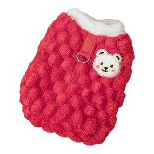 小猫冬装猫咪新春过年衣服加厚保暖加绒宠物布偶猫喜庆背心防掉毛