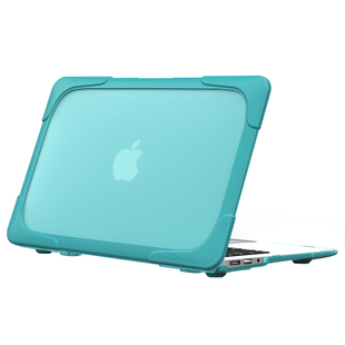 适用Macbook 14寸苹果笔记本mac16电脑保护支架外壳Air13.3防摔壳笔电数码M3/M2 15英寸2023全包带支架保护套