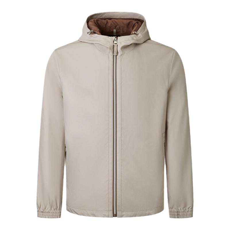 【可机洗/商场同款】G2000男装2025舒适柔软收口袖连帽夹克外套